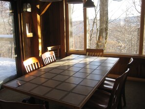 Dining Room with chairs for 8