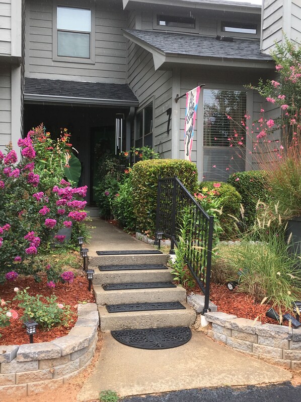 Newly Landscaped Entrance