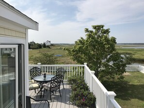 Your deck dining area. 