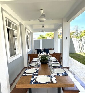 Outdoor dining
