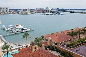 View of Marina from Balcony - Clearwater Beach, Florida Condo