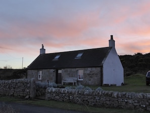 Fife Ness Cottage, sunset