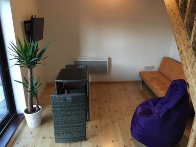 This is one bedroom apartment  with a garage  self catering with free WiFi