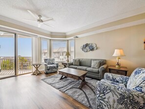 Living Room with Balcony Access at 2502 SeaCrest