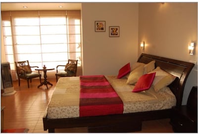 Majestic 3 BHK villa wth living area & stunning views near Dalai Lama Temple 