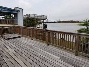 View of Intracoastal Waterway from Back Deck.