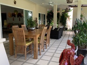Outdoor dining