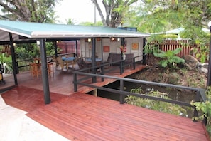 Ample outdoor living areas, great for all weather conditions