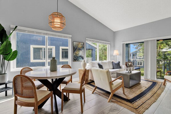 Relax and unwind in this cozy living room oasis, where comfort meets style and every detail sparkles with elegance. 