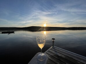 Coucher de soleil , Lac D’Argent