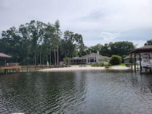 House view from the lake