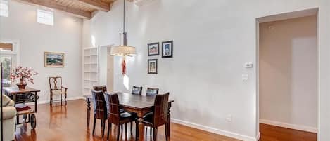 Bright open concept dining area for enjoying your meals.