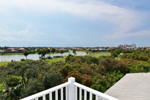 Best sunsets in the community from the homes rooftop balcony!
