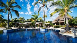 Swimming pool,Sea view