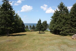View from house down to ocean.