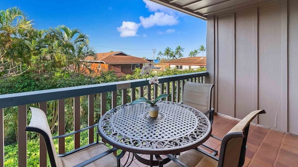 Nihi Kai Villas at Poipu #502 - Covered Dining Lanai - Parrish Kauai