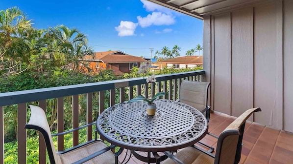 Nihi Kai Villas at Poipu #502 - Covered Dining Lanai - Parrish Kauai