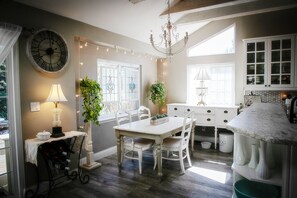 This is our Main Floor Dining area with seating for four. 