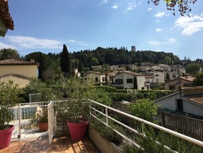 La vue sur le Chateau médiéval de Villeneuve-Loubet