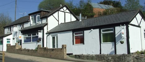 Welsh Row House Llandegla, front view.