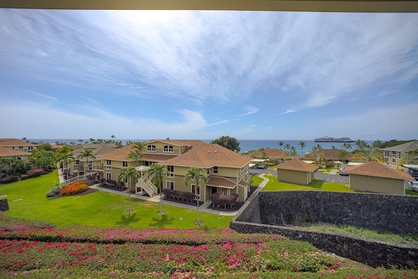 Wide angle view from lanai