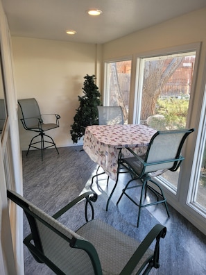 Lovely Sun Room off the back of the house