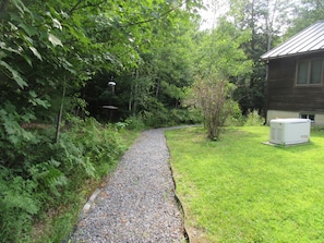 Path to private entrance