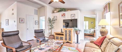 Surfside Beach Vacation Rental | 4BR | 3BA | 2,000 Sq Ft | Stair to Access