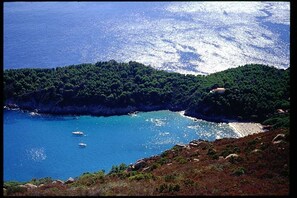 View of Cape Fetovaia and of the villa