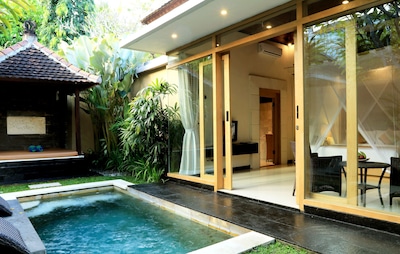 1 Bedroom Pool villa in  Seminyak, 7 mnts walk to the beach and shopping  area