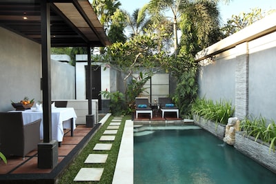 1 Bedroom Pool villa in  Seminyak, 7 mnts walk to the beach and shopping  area