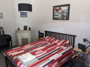 Main bedroom with large cupboards