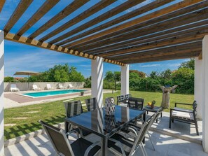 Plant, Property, Sky, Shade, Cloud, Outdoor Furniture, Chair, Porch, Flowerpot, Cottage