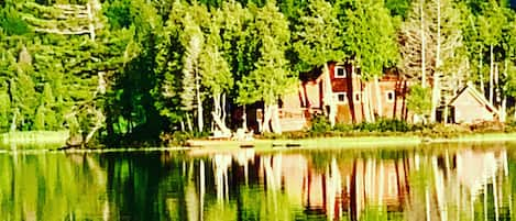 Stunning water  view of Hondoo Island Cottage in early summer