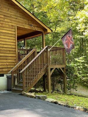 Stairs to front porch