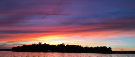 Sunset at Paw Paw Lake!