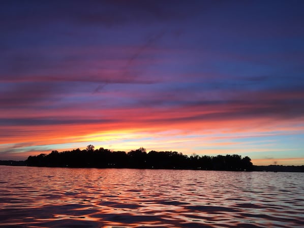Sunset at Paw Paw Lake!