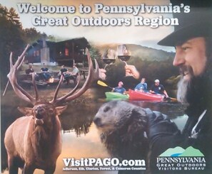  We're in the heart of PA's Great Outdoors.  Check out www.Visit PaGo.com!
