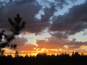 Sunset from the deck