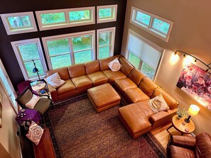 Living room #1 - from catwalk above