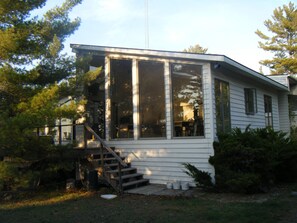 Large picture windows in Kitchen