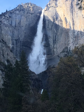 Recent photo of Bridal Veil Falls just 15 minutes from the gates of Yosemite