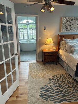 Primary Suite with glimpse of Ensuite