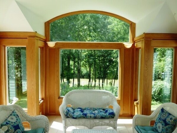 View out of the Sitting room