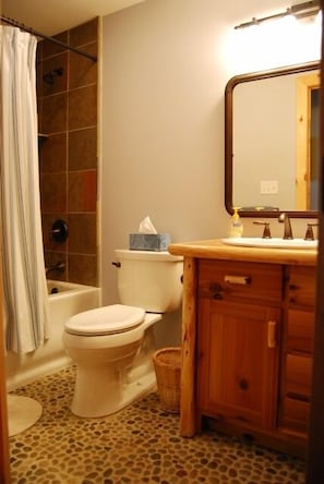 Remodeled bathroom.