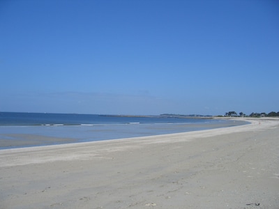 Ferienwohnung - Rundblick auf Ozean, direkt am Strand, SAINT GILDAS DE RHUYS