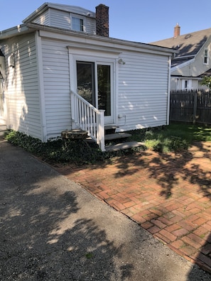 Brick patio