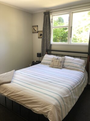 main bedroom. Air mattresses are under the bed