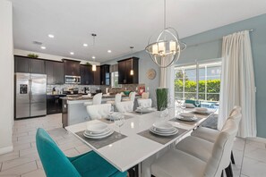 Open dinning area