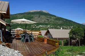 Vue sur le Prorel et la vallée de Serre Chevalier